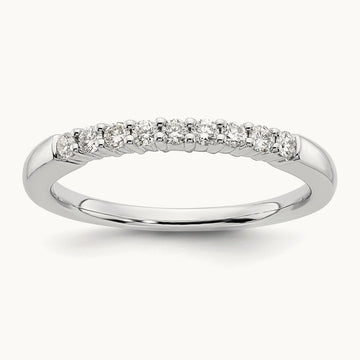 9 Stone Band, 1/5-1 5/8 ct Lab-Grown Diamond