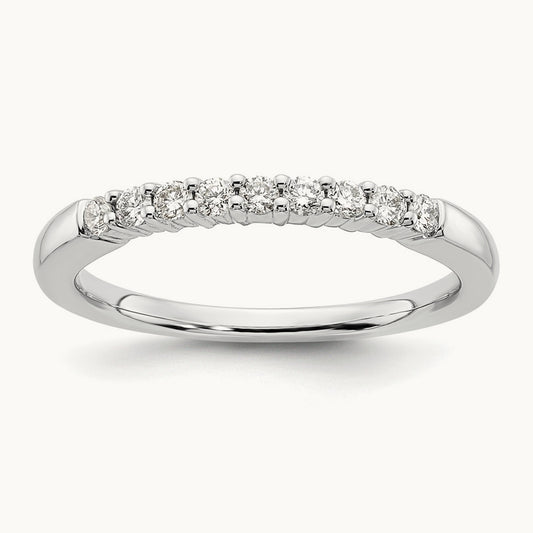 9 Stone Band, 1/5-1 5/8 ct Lab-Grown Diamond