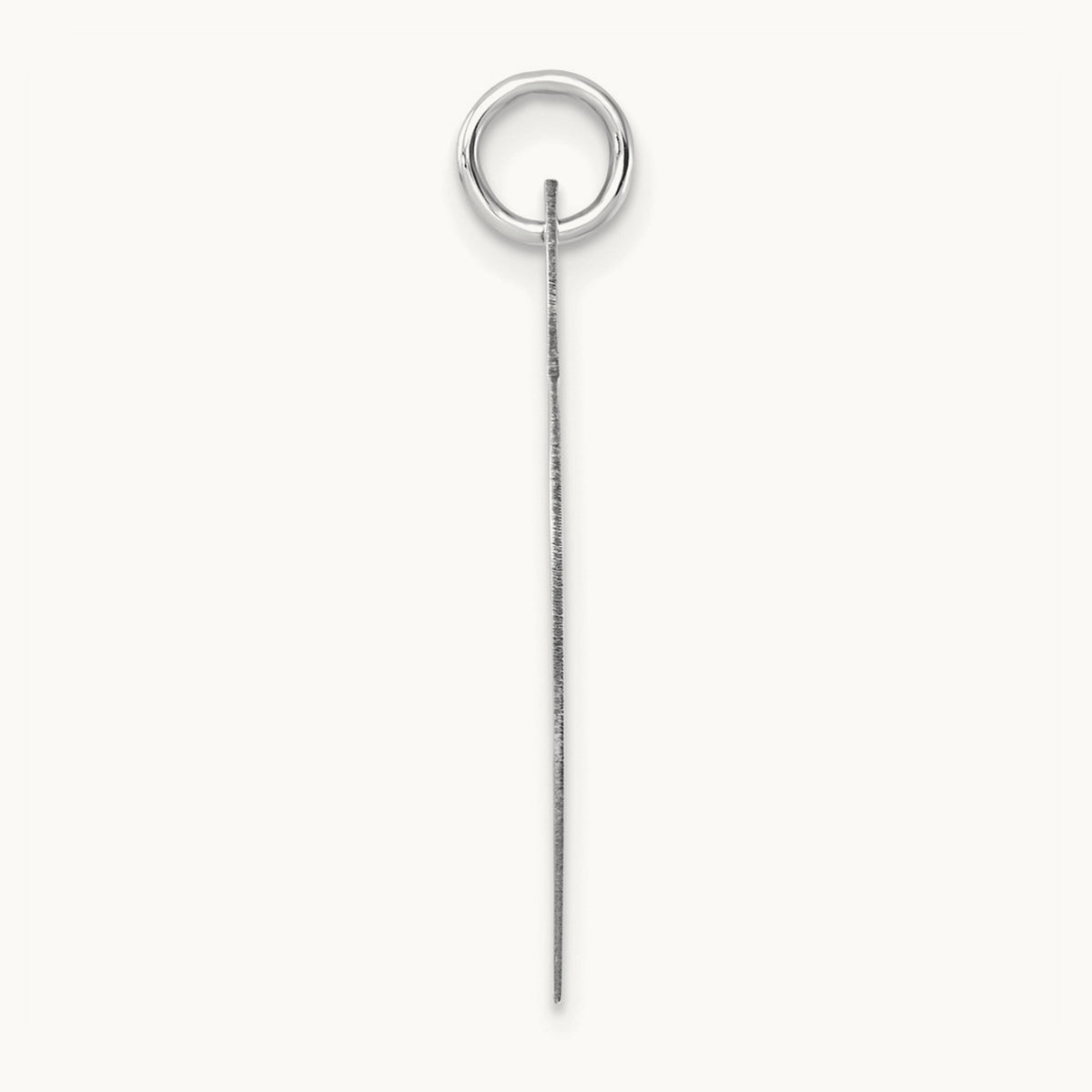Heart Disc Charm, 14K White Gold