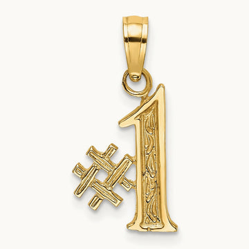 #1 Charm, 14K