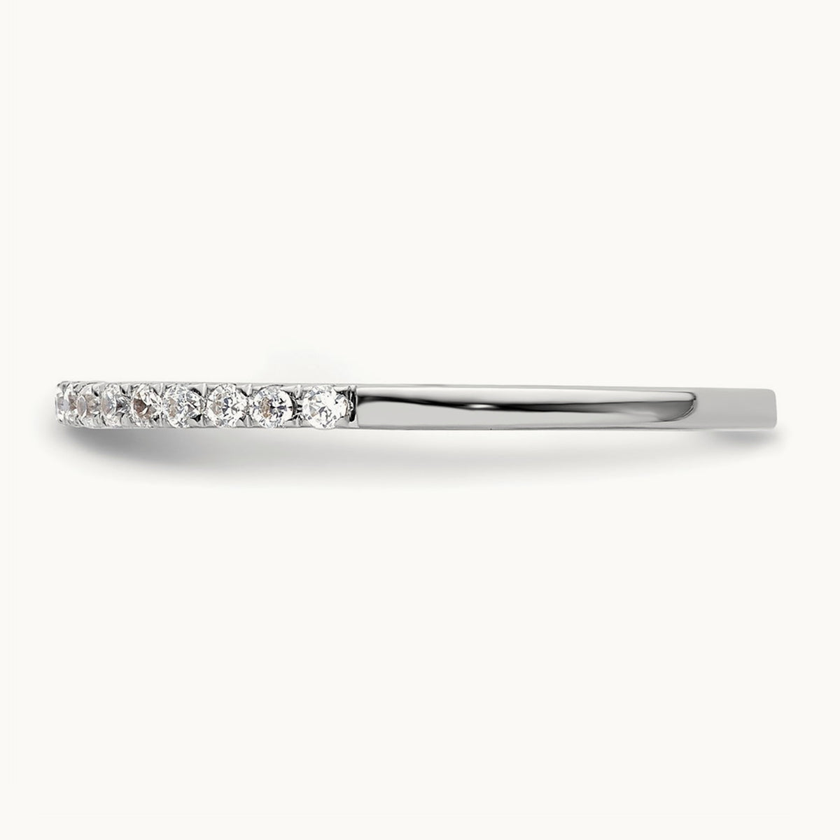 Wedding Band, 0.15-0.25 ct tw Lab-Grown Diamond — 1/6 ct, 14K White Gold