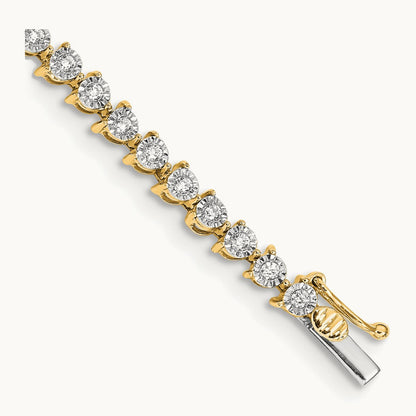 Diamond Bracelet, 14K