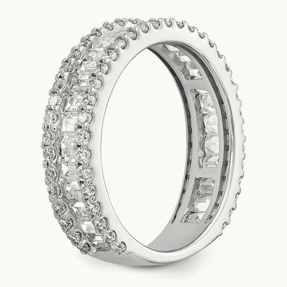 Diamond Band, 14K White Gold