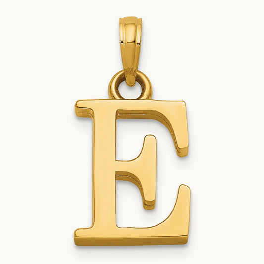 Polished Pendant, 14K