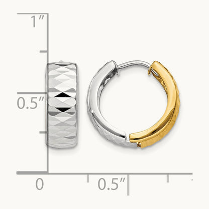 Textured Hoop Earrings — photo set