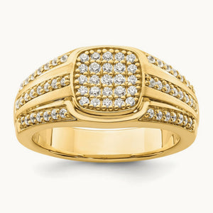 Men's Ring, 0.75 ct tw Lab-Grown Diamond