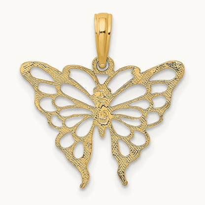 Butterfly Charm, 14K