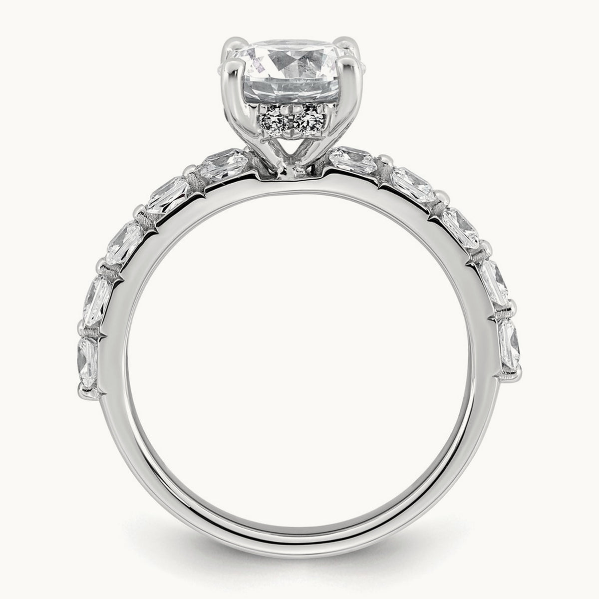 Round Engagement Ring, 2.50 ct tw Lab-Grown Diamond