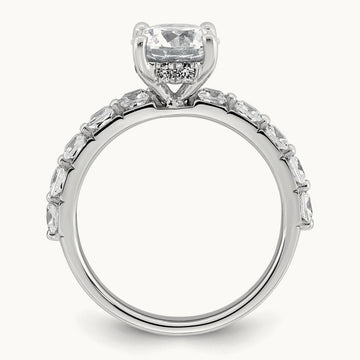 Round Engagement Ring, 2.50 ct tw Lab-Grown Diamond