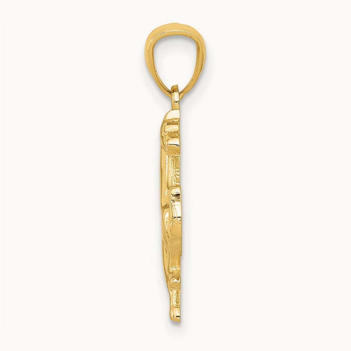 Trotting Horse Pendant, 14K