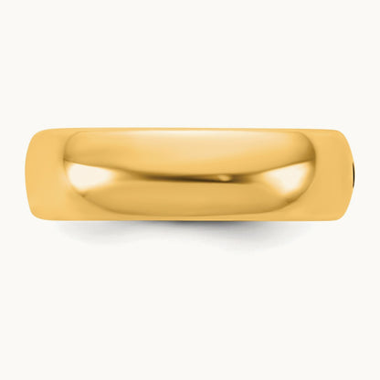 CLIQ Hinged Comfort Fit Wedding Band, 6mm, 14K Yellow Gold