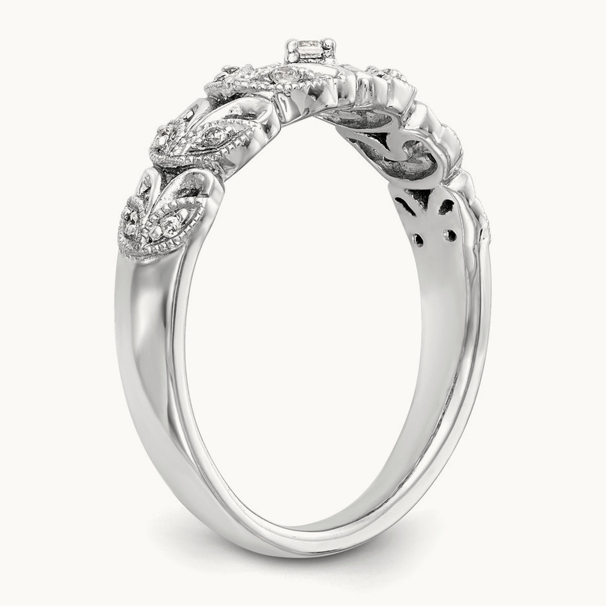Diamond Band, 14K White Gold
