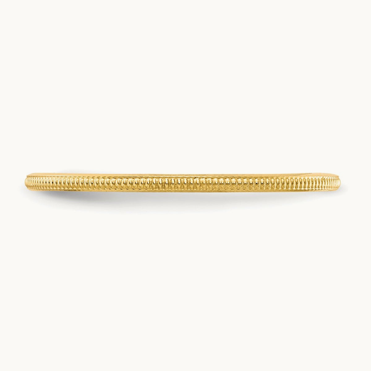 Milgrain Stackable Band — 10K Yellow Gold