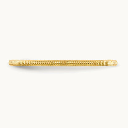 Milgrain Stackable Band — 10K Yellow Gold