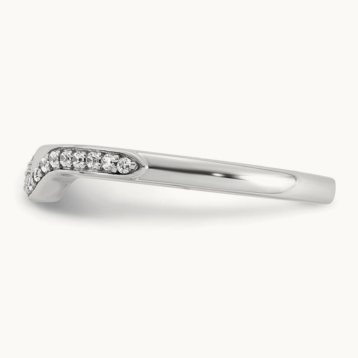 Wedding Band, 0.10 ct tw Lab-Grown Diamond