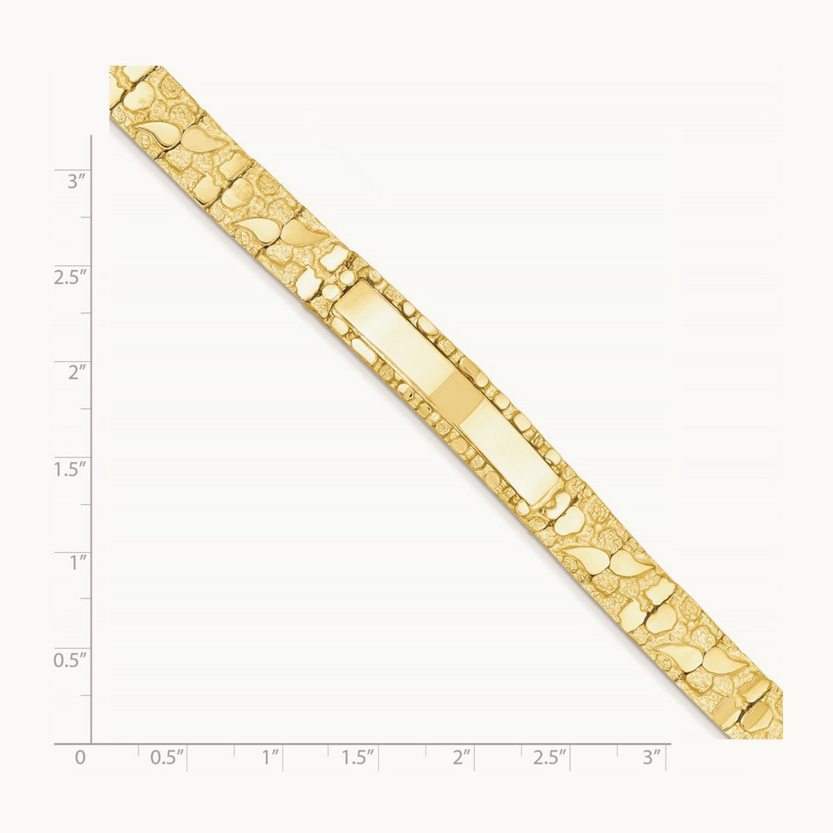 Nugget ID Bracelet — 10.0mm