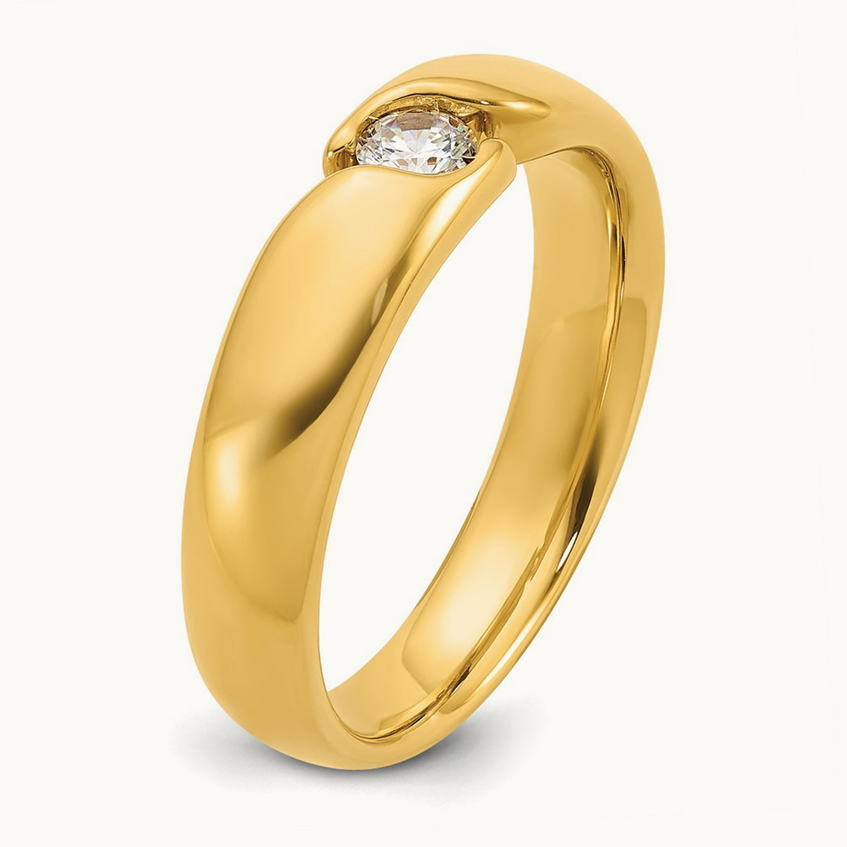 IBGoodman Men's Diamond Complete Ring, 14K