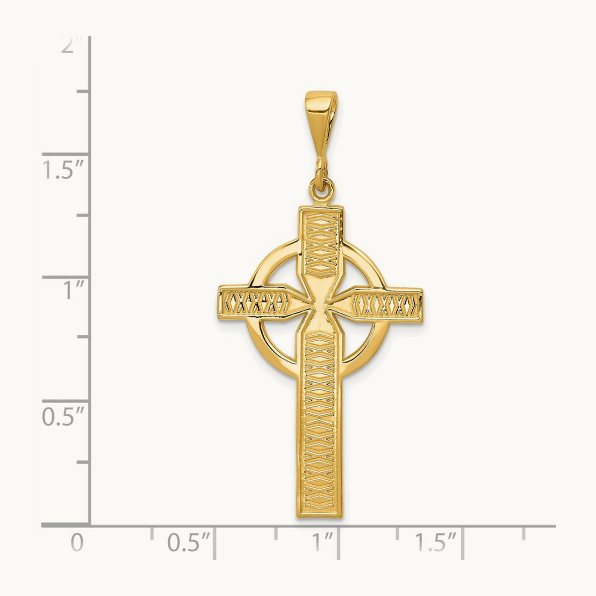 Celtic Cross Pendant, 14K