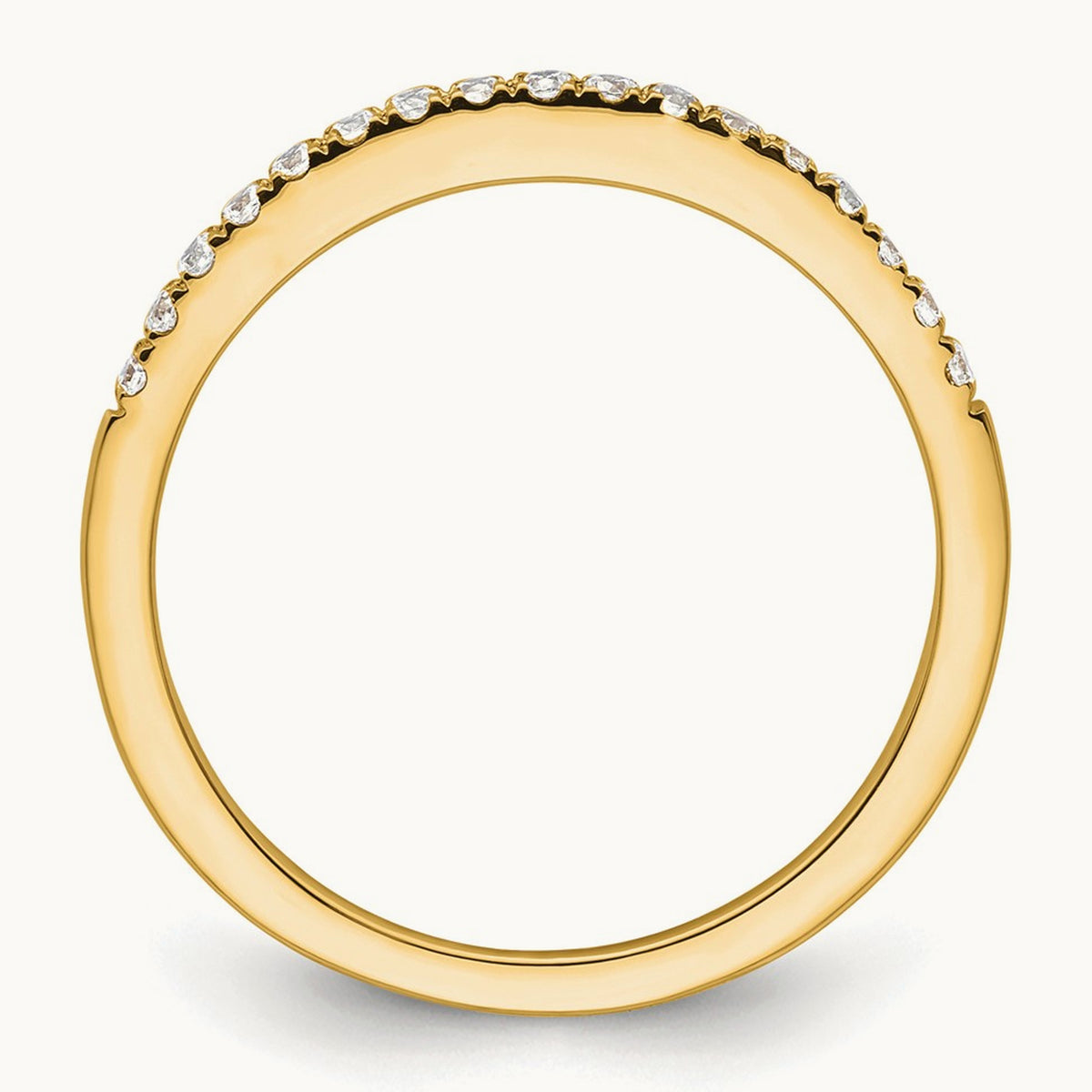 Diamond Wedding Band, 0.15 ct tw, 14K Gold — 14K Yellow Gold