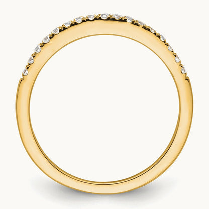 Diamond Wedding Band, 0.15 ct tw, 14K Gold — 14K Yellow Gold