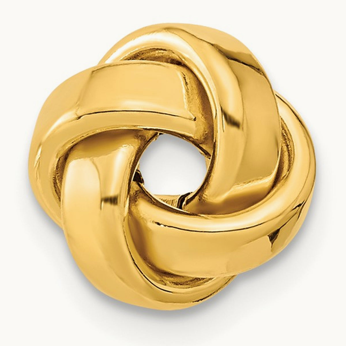Single 14k Polished Love Knot Post Earring