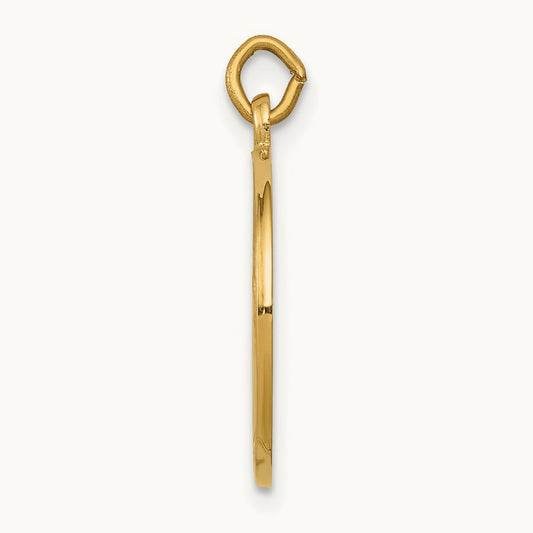 Saint John Baptist Medal Charm, 14K