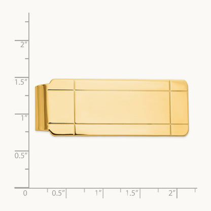 Men's Grooved Money Clip — photo set
