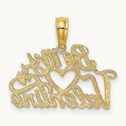Be My Valentine Charm, 14K