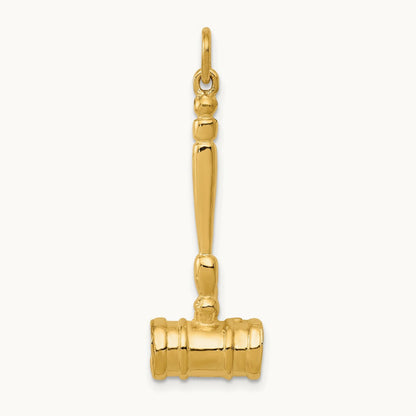 3-D Gavel Charm — 28mm