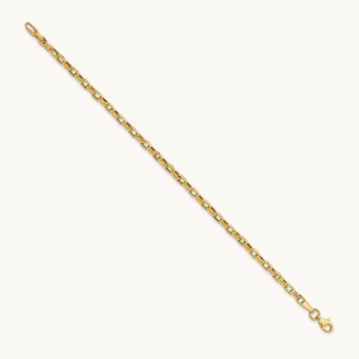 Fancy Link Bracelet, 14K