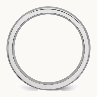 Chisel Cobalt Satin 4mm Half Round Band