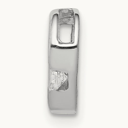 1/20ct. Diamond Heart Chain Slide — photo set
