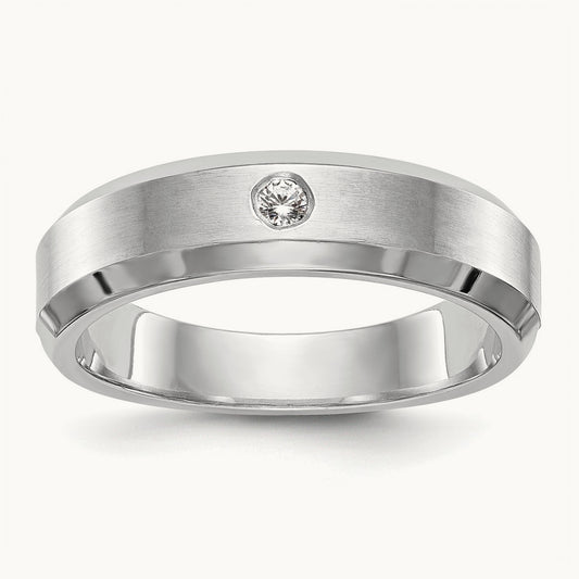 Men's Band, 0.05 ct tw
