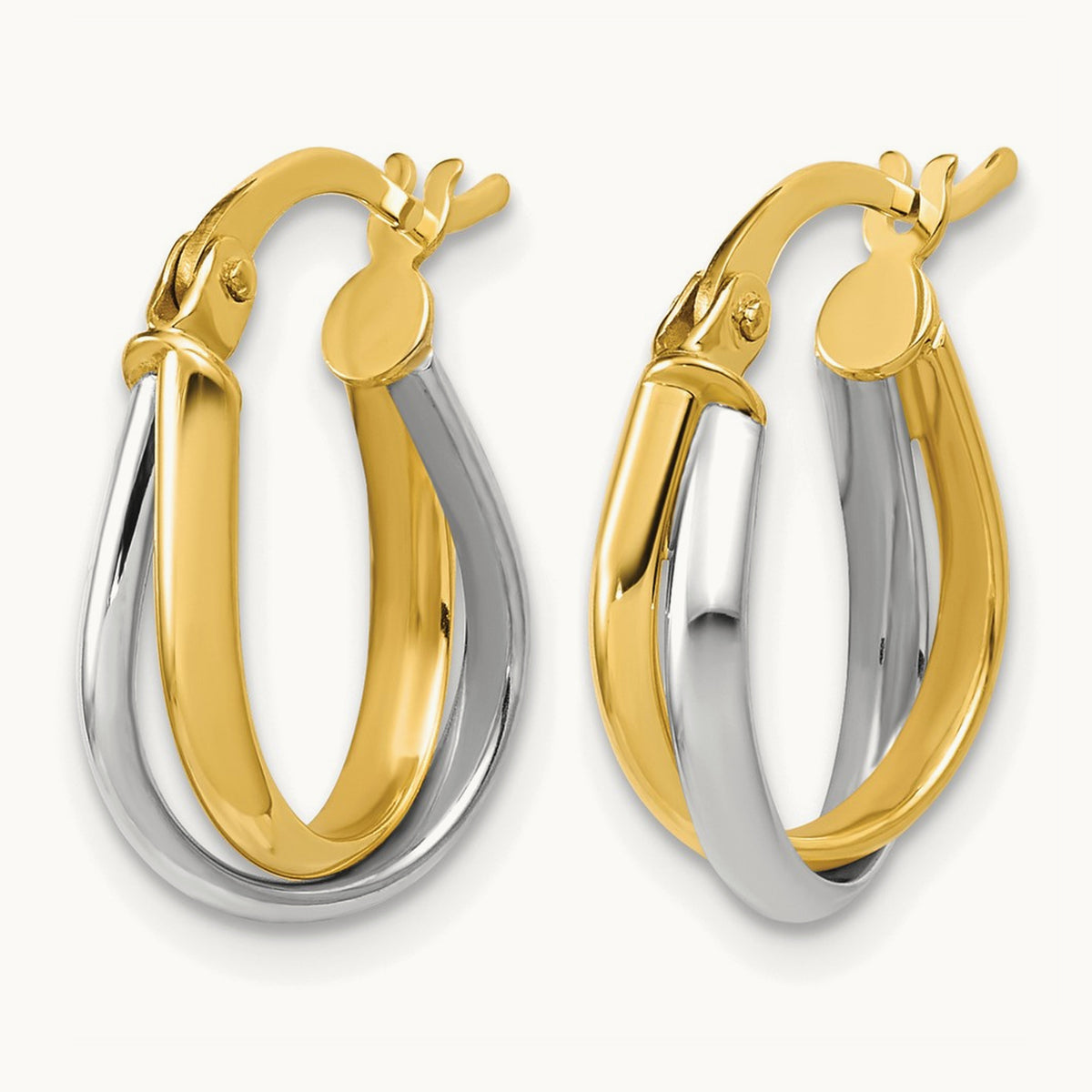 w/ Twisted Hoop Earrings — Leslie's — 16.9mm