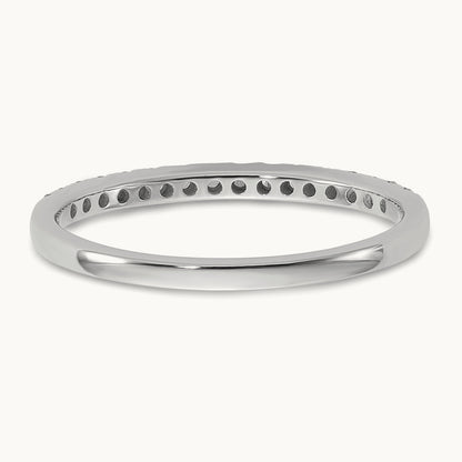 Diamond Wedding Band, 0.25 ct tw, 14K Gold — 14K White Gold