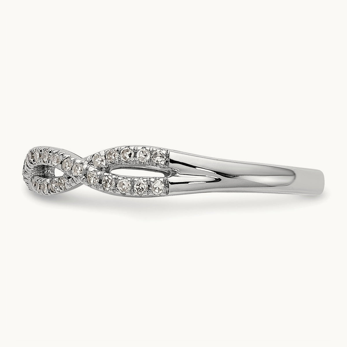 Diamond Wedding Band, 14K White Gold