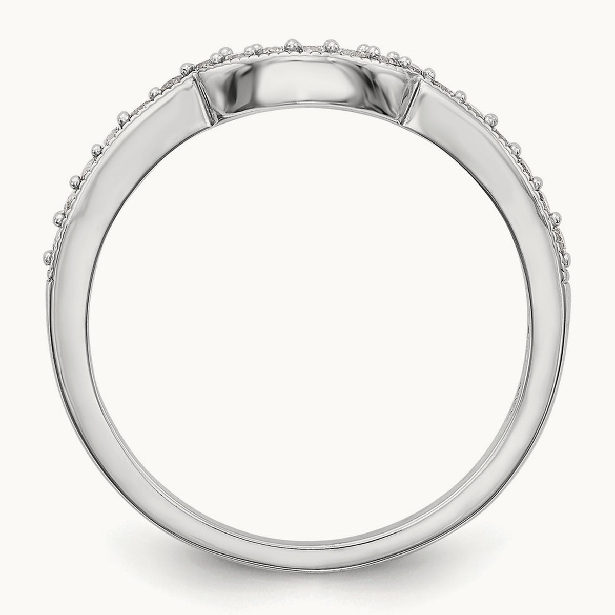 Diamond Band, 14K White Gold