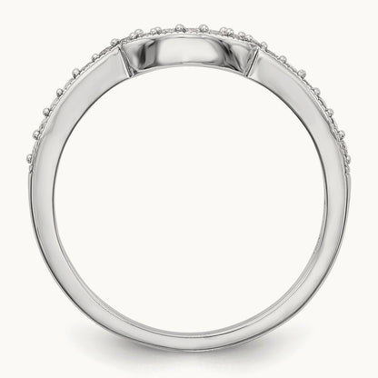 Diamond Band, 14K White Gold