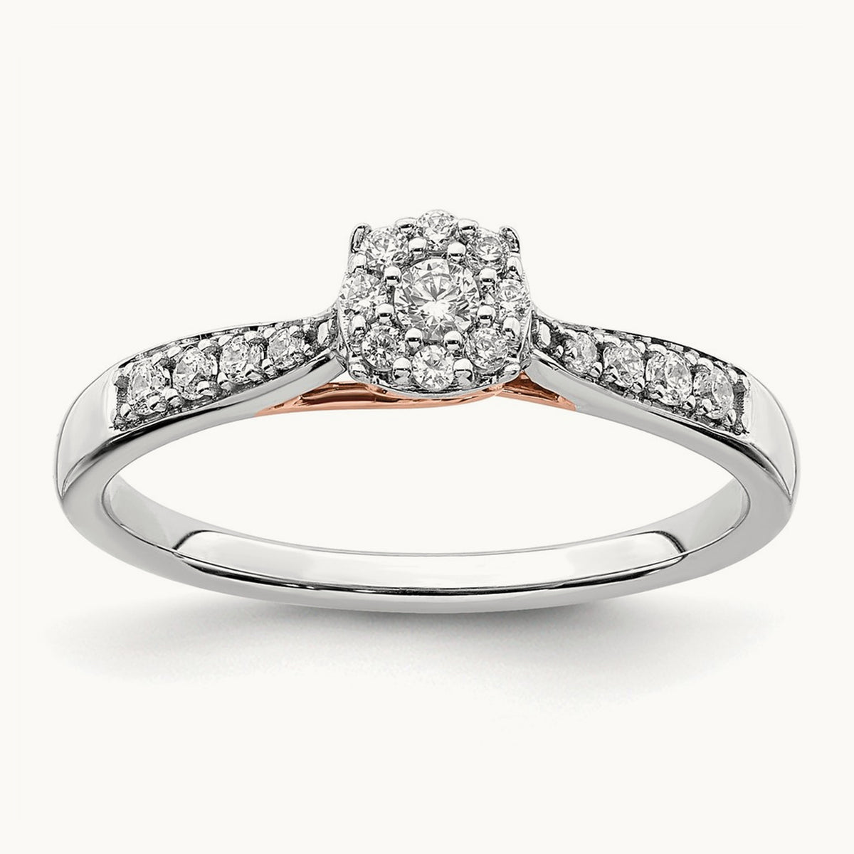 Petite Engagement Ring, 0.20 ct tw Lab-Grown Diamond