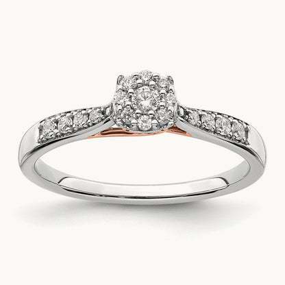 Petite Engagement Ring, 0.20 ct tw Lab-Grown Diamond