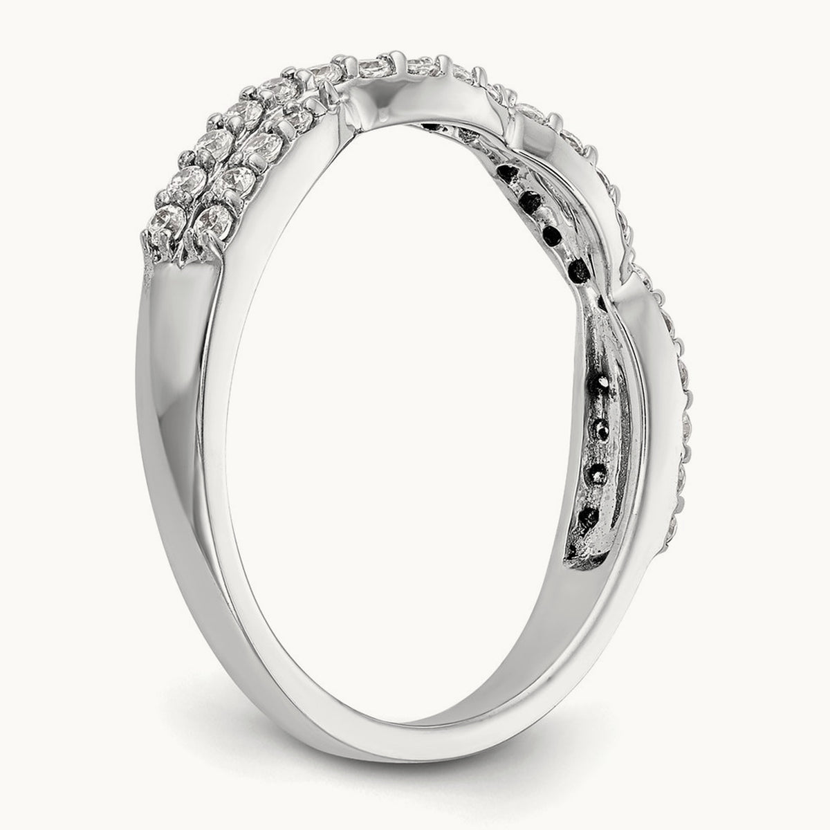 Diamond Band, 14K White Gold