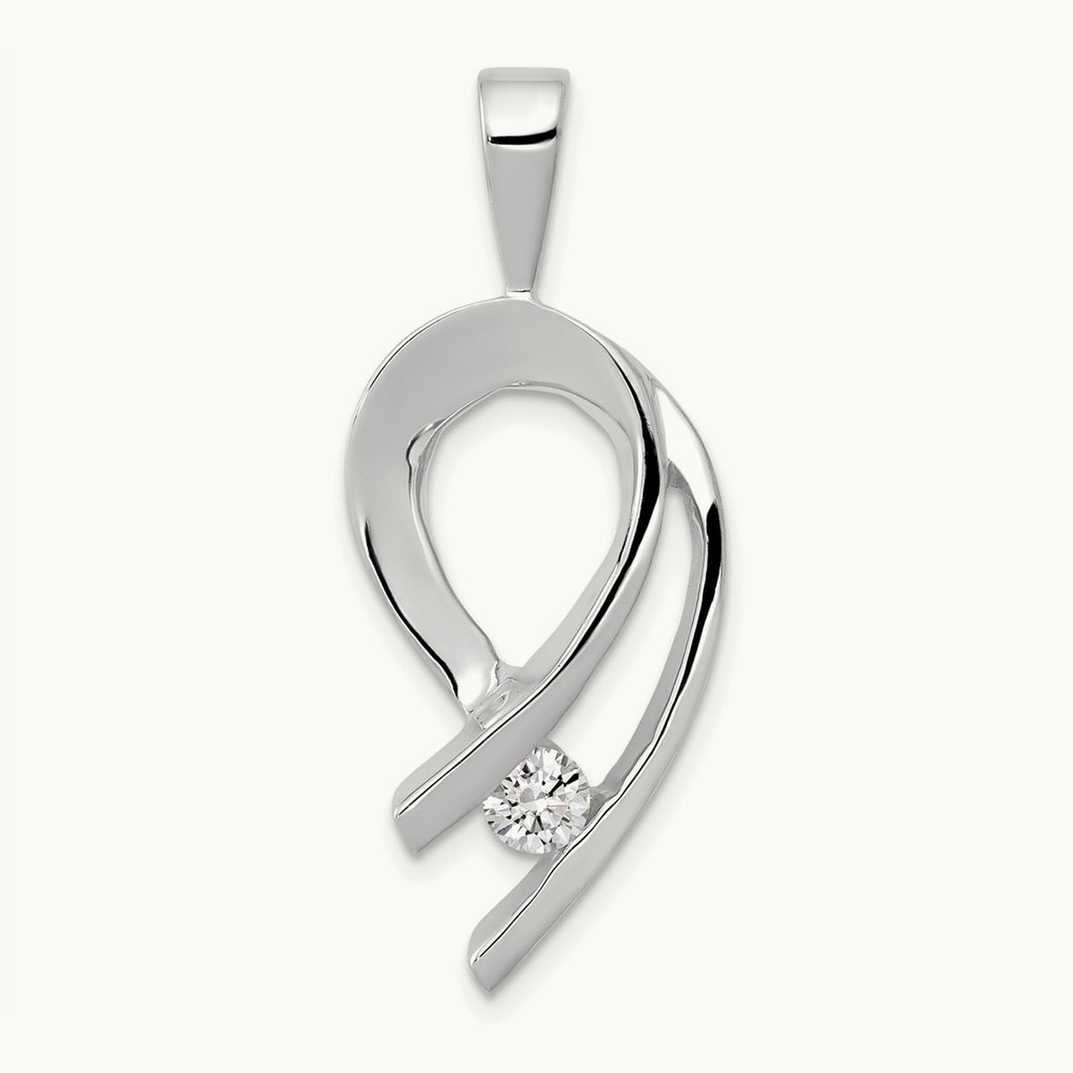 Holds 1- stone — 14K White Gold