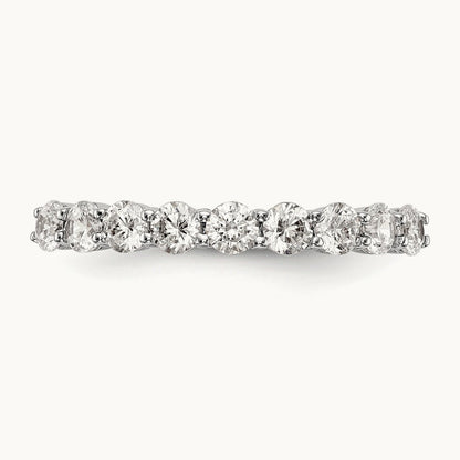Diamond Wedding Band, 14K White Gold