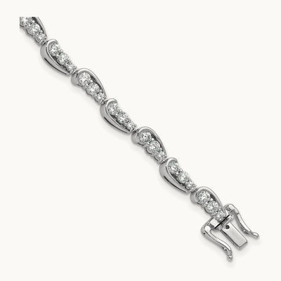 Bracelet, 3.50 ct tw Lab-Grown Diamond