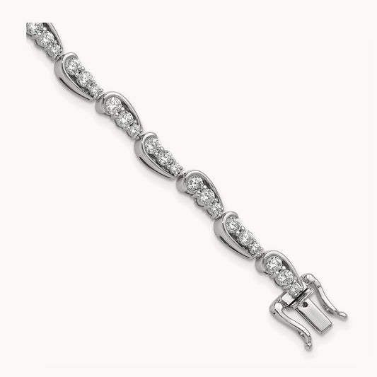 Bracelet, 3.50 ct tw Lab-Grown Diamond