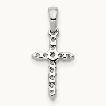 Cross Pendant, 0.10 ct tw Lab-Grown Diamond