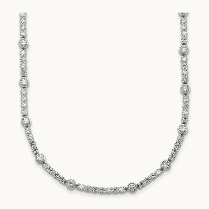 Fashion Tennis Necklace, 3.50 ct tw Lab-Grown Diamond