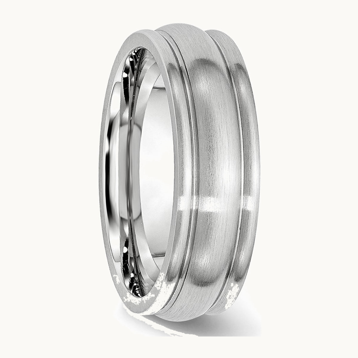 Cobalt Satin Rounded Edge Band — photo set