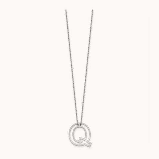 Cut Out Slide Necklace, Sterling Silver