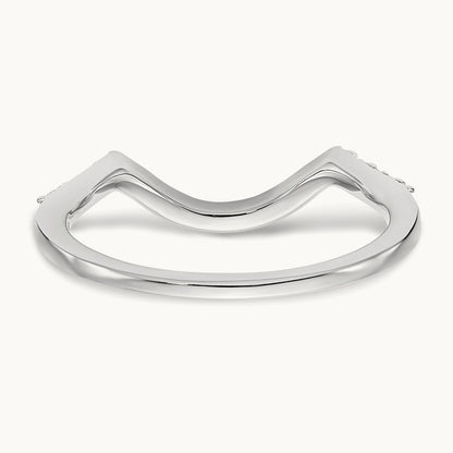 Diamond Wedding Band, 14K White Gold